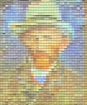 van-gogh-self-portrait Mosaic.webp