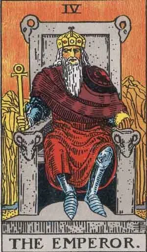RWS_Tarot_04_Emperor.webp