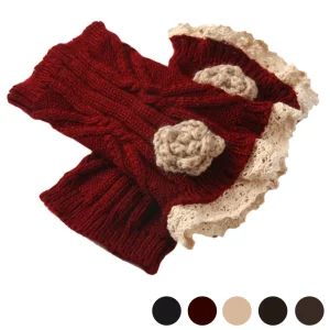New-Hot-Sale-Leg-Warmers-For-Women-Short-Rose-Lace-Boot-Socks-Fashion-Boot-Cuffs-Ladies.webp