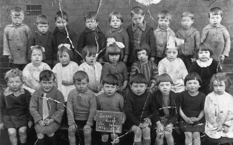 Sacred Heart Infants Tony Kilroy Third  from Right Front Row 1924.webp