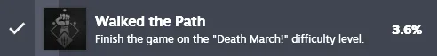 TW3 Walked The Path Death March Difficulty.webp